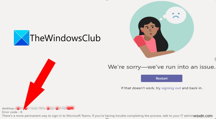 Cách sửa mã lỗi Microsoft Teams 6 và 42b 