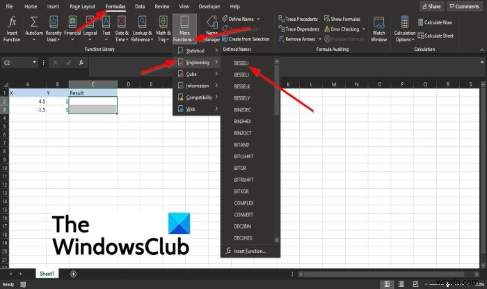 Cách sử dụng hàm BESSELI trong Microsoft Excel 