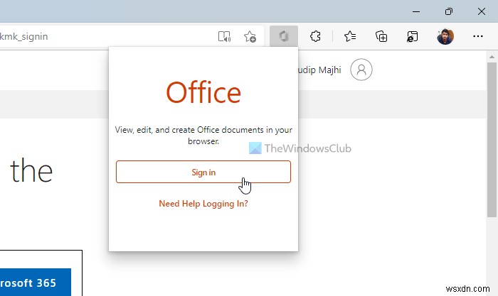 Tạo tài liệu Office trên Edge và Chrome bằng tiện ích mở rộng Office Online