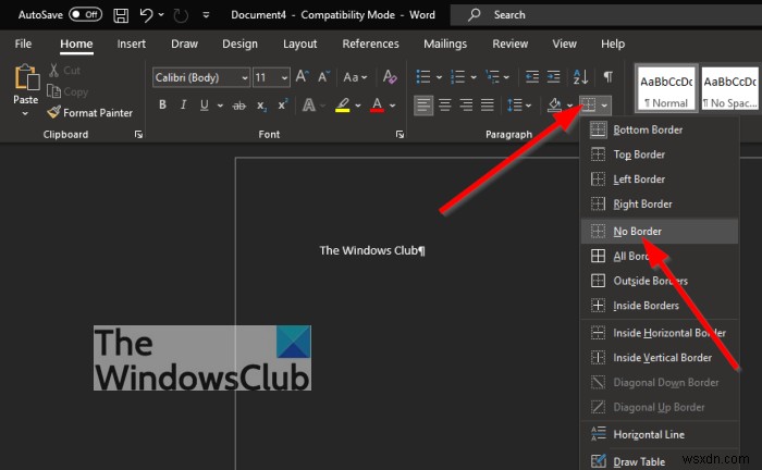 Cách ngăn Microsoft Word tự động tạo các Đường ngang 
