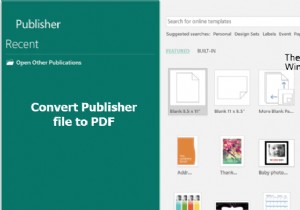Cách chuyển đổi tệp Publisher sang PDF 