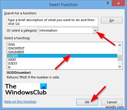 Cách sử dụng hàm ISODD trong Microsoft Excel 