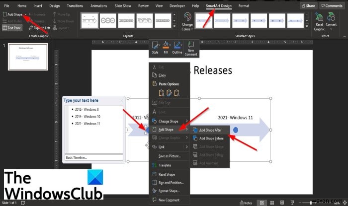 Cách tạo Dòng thời gian trong PowerPoint 