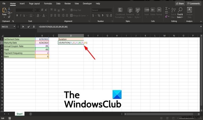 Cách sử dụng Hàm tài chính thời hạn trong Microsoft Excel 