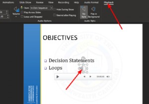 Cách ẩn biểu tượng Âm thanh trong bản trình bày Microsoft PowerPoint 