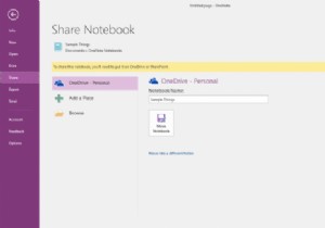 Cách bật hoặc tắt đồng bộ hóa tệp từ OneNote sang OneDrive 
