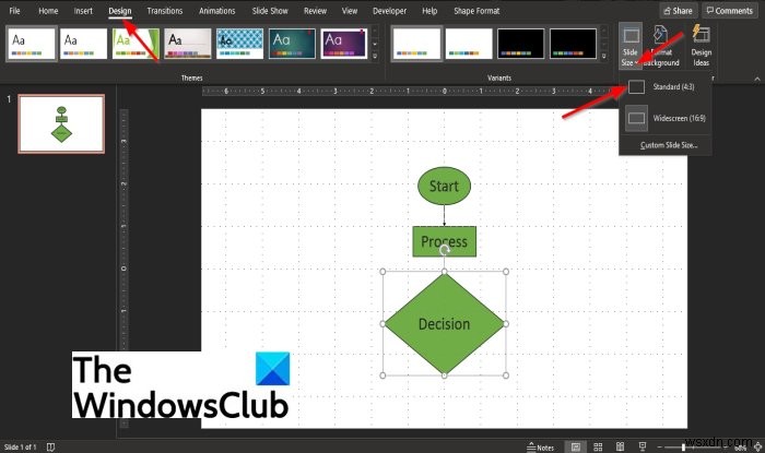 Cách tạo Lưu đồ trong PowerPoint 