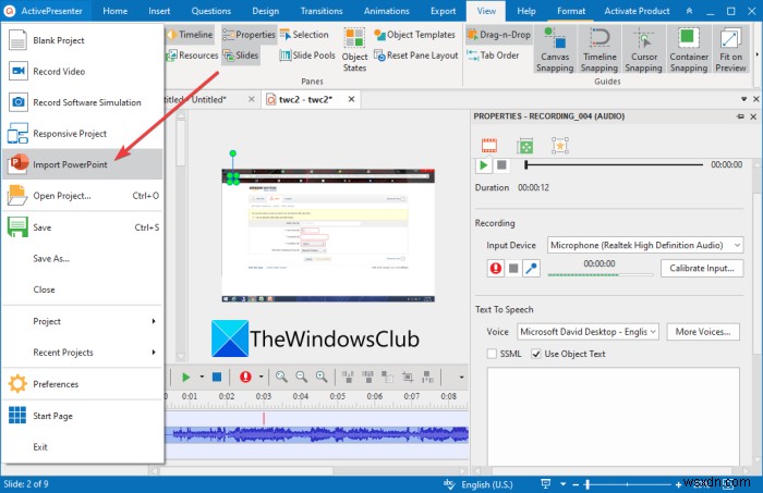 Cách tạo bản trình bày video với tường thuật âm thanh trong Windows 11/10 