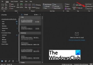 Cách tìm Sổ địa chỉ trong Outlook 