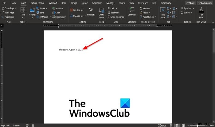 Cách chèn trường Văn bản trong Microsoft Word 