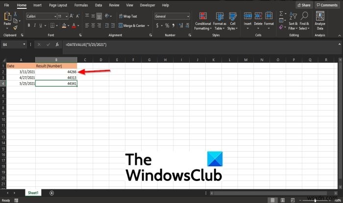 Cách sử dụng hàm DATEVALUE trong Microsoft Excel 