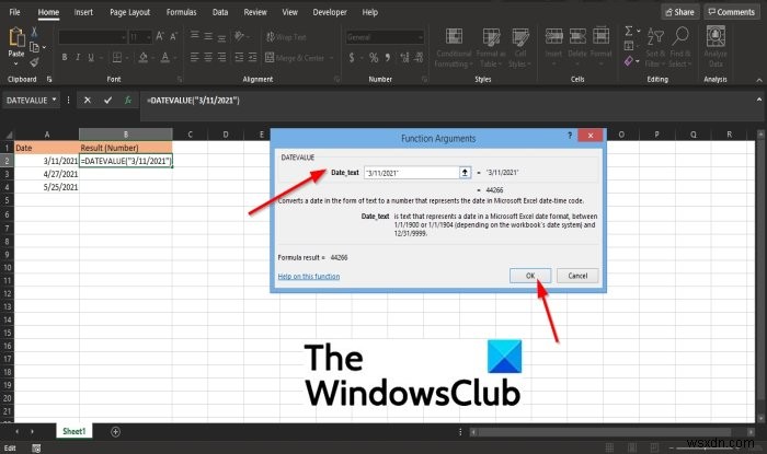 Cách sử dụng hàm DATEVALUE trong Microsoft Excel 