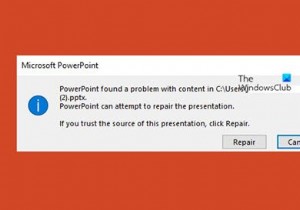 Fix PowerPoint tìm thấy sự cố với nội dung 