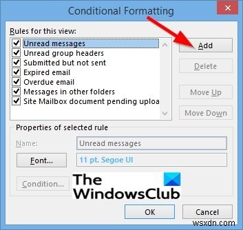 Cách tạo mã màu cho email của người gửi trong Outlook 