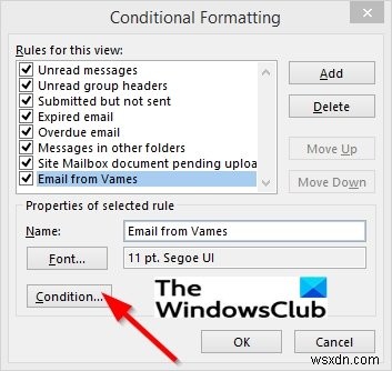 Cách tạo mã màu cho email của người gửi trong Outlook 
