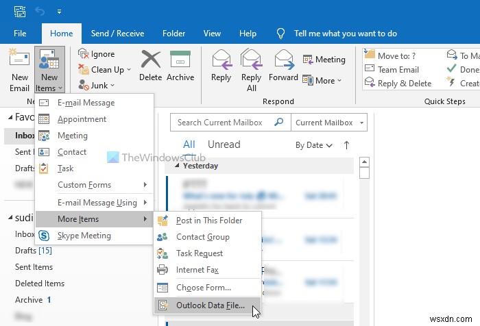 Vị trí của tệp Outlook PST; Cách truy cập và tạo tệp Outlook PST 