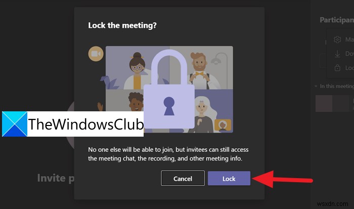 Cách khóa cuộc họp trong Microsoft Teams 