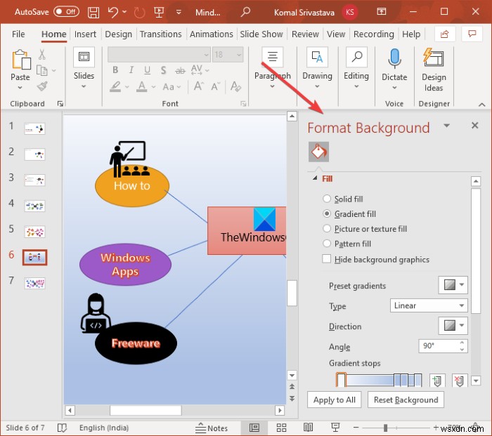 Cách tạo Sơ đồ tư duy trong Microsoft PowerPoint 