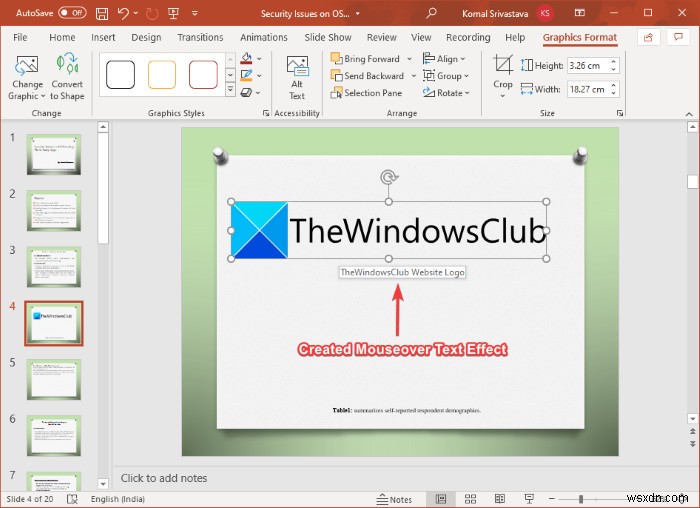 Cách tạo Hiệu ứng Văn bản Di chuột trong Microsoft PowerPoint 