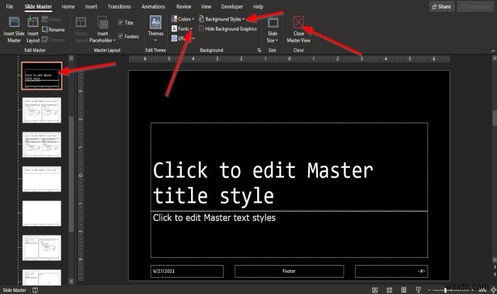 Cách sử dụng Slide Master trong PowerPoint 