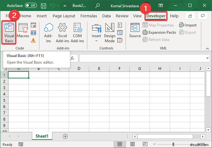 Cách sửa lỗi VBA 400 trong Excel 