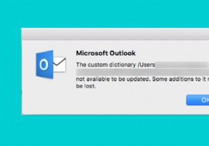 Khắc phục Từ điển tùy chỉnh không có sẵn để được cập nhật trong Outlook 