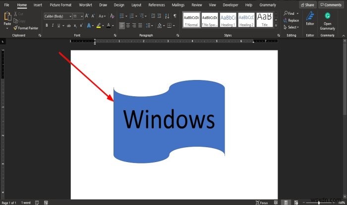 Cách chèn Văn bản vào Hình dạng trong Microsoft Word