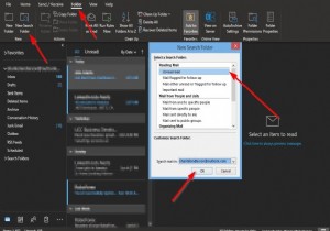 Cách tạo Thư mục Tìm kiếm trong ứng dụng Outlook 