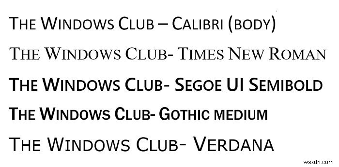 Cách thực hiện Small Caps trong Microsoft Word