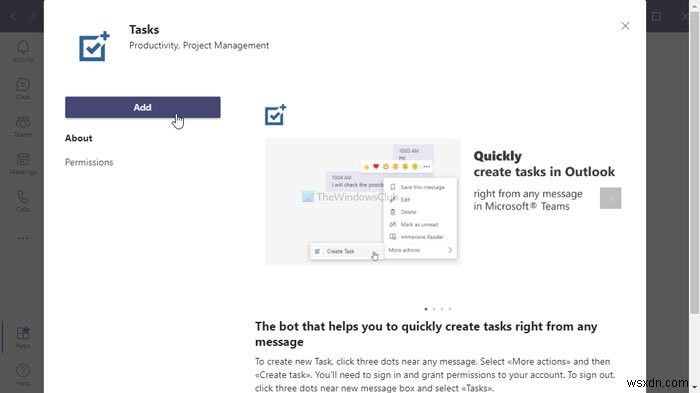 Cách chuyển đổi các cuộc trò chuyện trong Microsoft Teams thành Microsoft To Do task