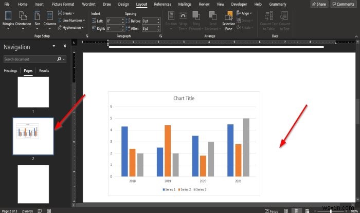 Cách tạo một trang nằm ngang trong Microsoft Word 