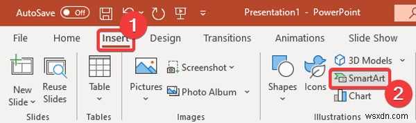 Cách tạo biểu đồ tổ chức trong Microsoft PowerPoint 