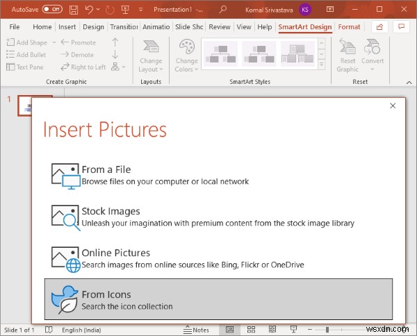 Cách tạo biểu đồ tổ chức trong Microsoft PowerPoint 