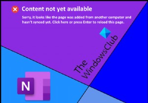 Sửa lỗi Nội dung chưa có sẵn trên OneNote 