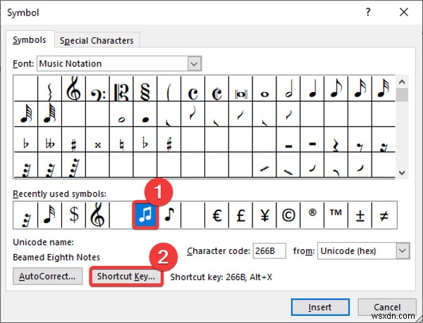 Cách chèn nốt nhạc và ký hiệu trong Microsoft Word 