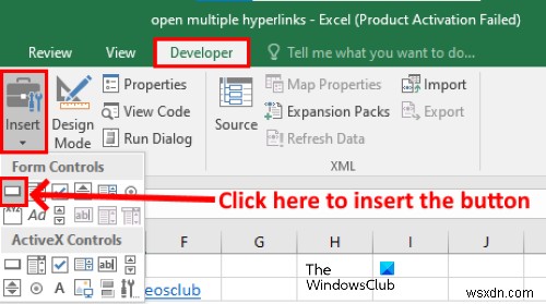 Cách mở nhiều liên kết từ Excel cùng một lúc 