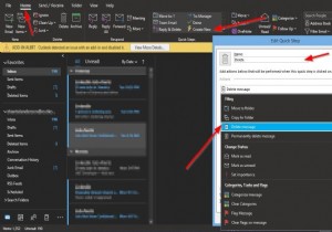 Cách tạo, chỉnh sửa và xóa các bước nhanh trong Outlook