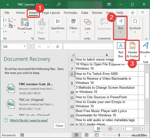 Cách thêm hình mờ trong Microsoft Excel 