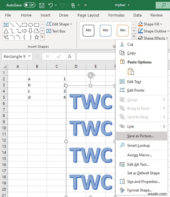 Cách thêm hình mờ trong Microsoft Excel 