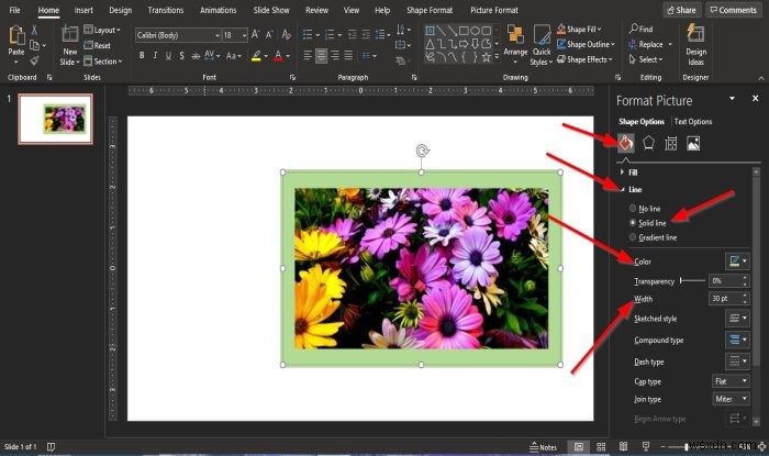 Cách tạo khung ảnh động trong PowerPoint 