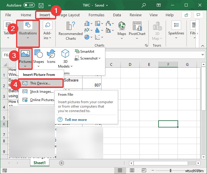 Cách tạo Đám mây Word trong Microsoft Excel 