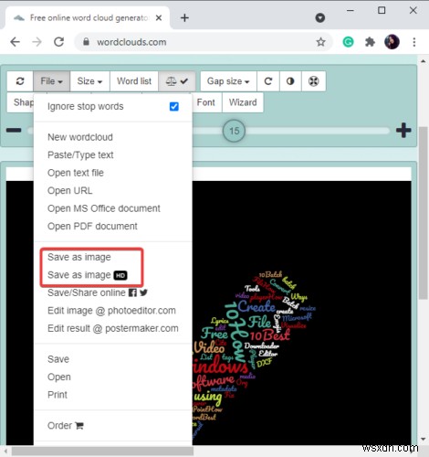 Cách tạo Đám mây Word trong Microsoft Excel 