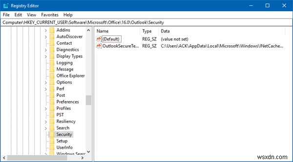 Không thể mở hoặc lưu Tệp đính kèm Email trong Microsoft Outlook 