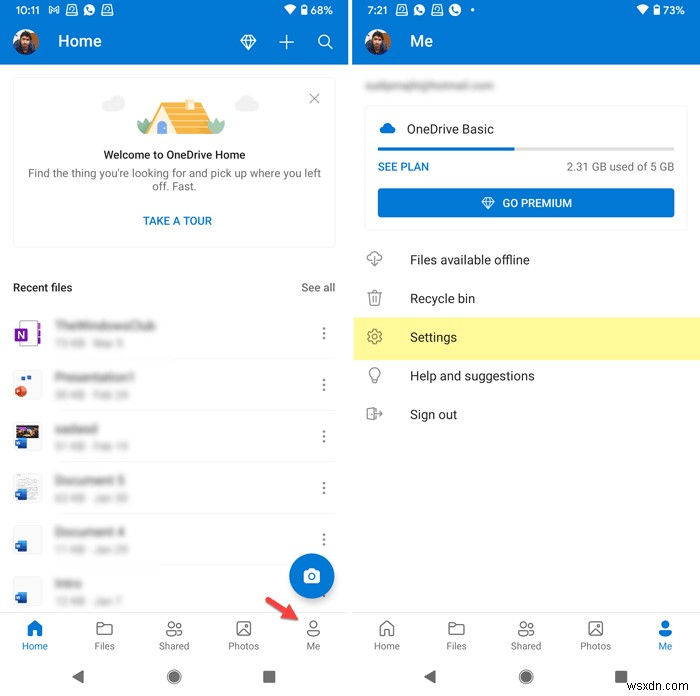 Cách tắt thông báo OneDrive Vào ngày này trên Android và iOS 