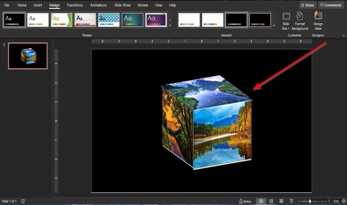 Cách tạo Hình khối 3D trong PowerPoint 