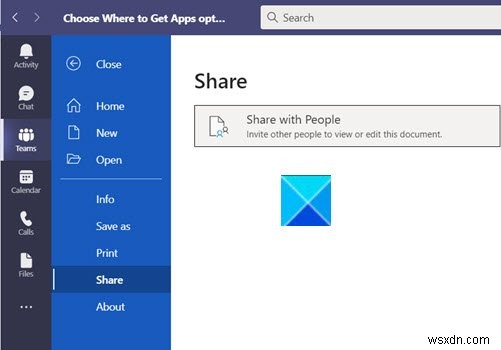 Cách chia sẻ tệp được bảo vệ trong Microsoft Teams 