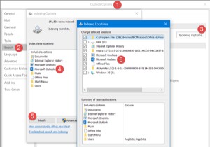 Microsoft Outlook Search chuyển sang màu xám hoặc không hoạt động 
