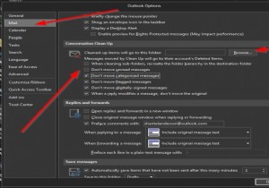 Cách thay đổi cài đặt Dọn dẹp hội thoại trong Outlook 