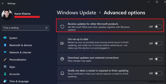 Cách cập nhật các sản phẩm khác của Microsoft bằng Windows Update 