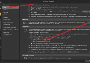 Cách sử dụng tùy chọn Mẹo Thư trong Outlook 